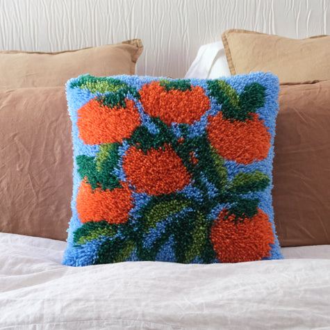 Tomatoes - Latch Hook Cushion Kit