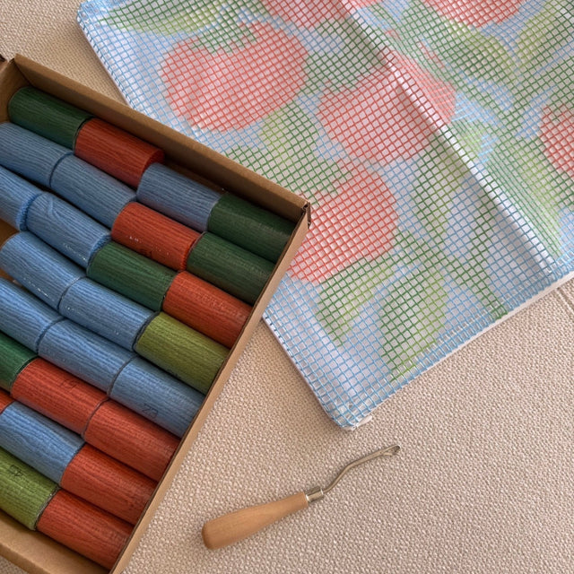 Tomatoes - Latch Hook Cushion Kit