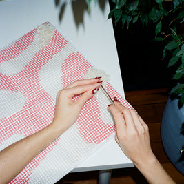 The Slow Evening Set - Latch Hook Cushion Kits