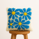 Blue Flowers DIY Stitch Cushion