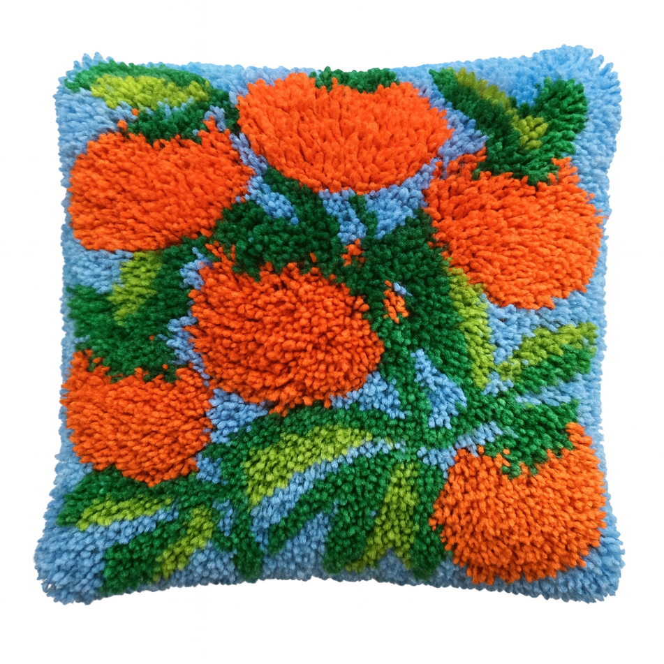 Tomatoes - Latch Hook Cushion Kit